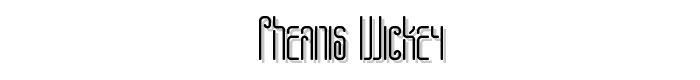 Pheanis Wickey font